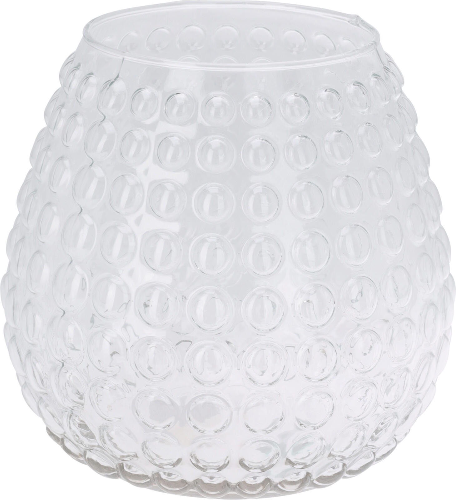 GLAS-VASE Basic Transparent 23/23/25 cm Glas - Transparent, Glas (25cm) - Mondex