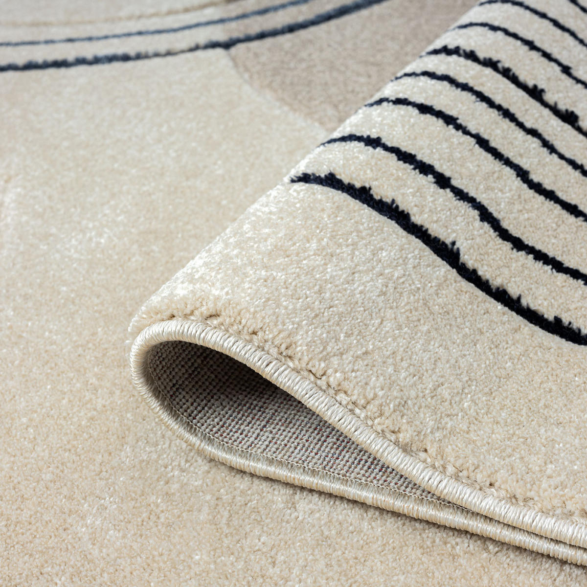 KURZFLOR-TEPPICH Bonito 7157 Beige 200x290 cm - Beige, Textil (200/290cm) - carpet city