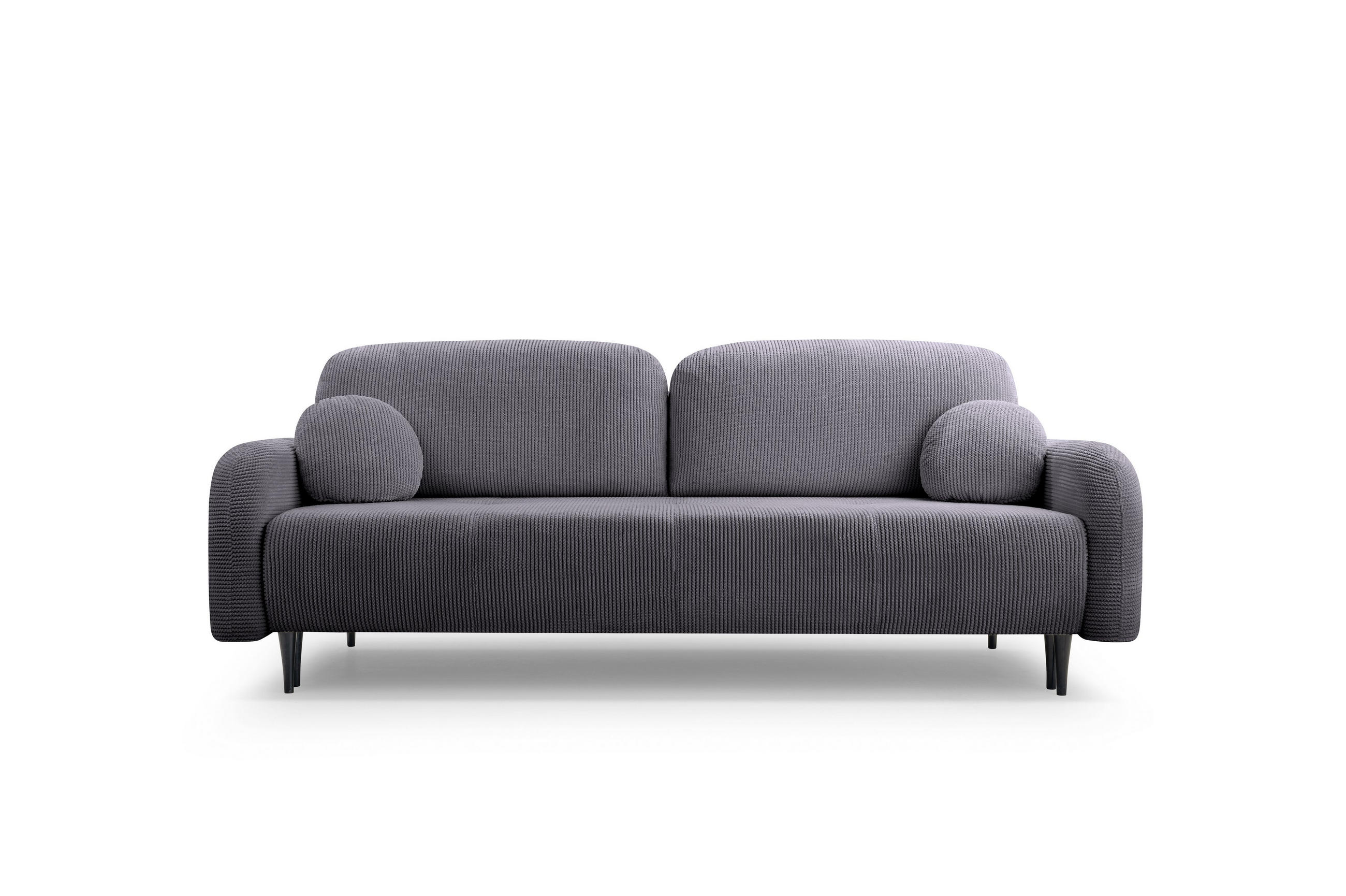 Masseno Bettsofa Grau 230x95x102 cm