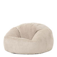 SITZSACK Klassisch Kingston, Cord - Beige, Textil (85/50/85cm) - icon