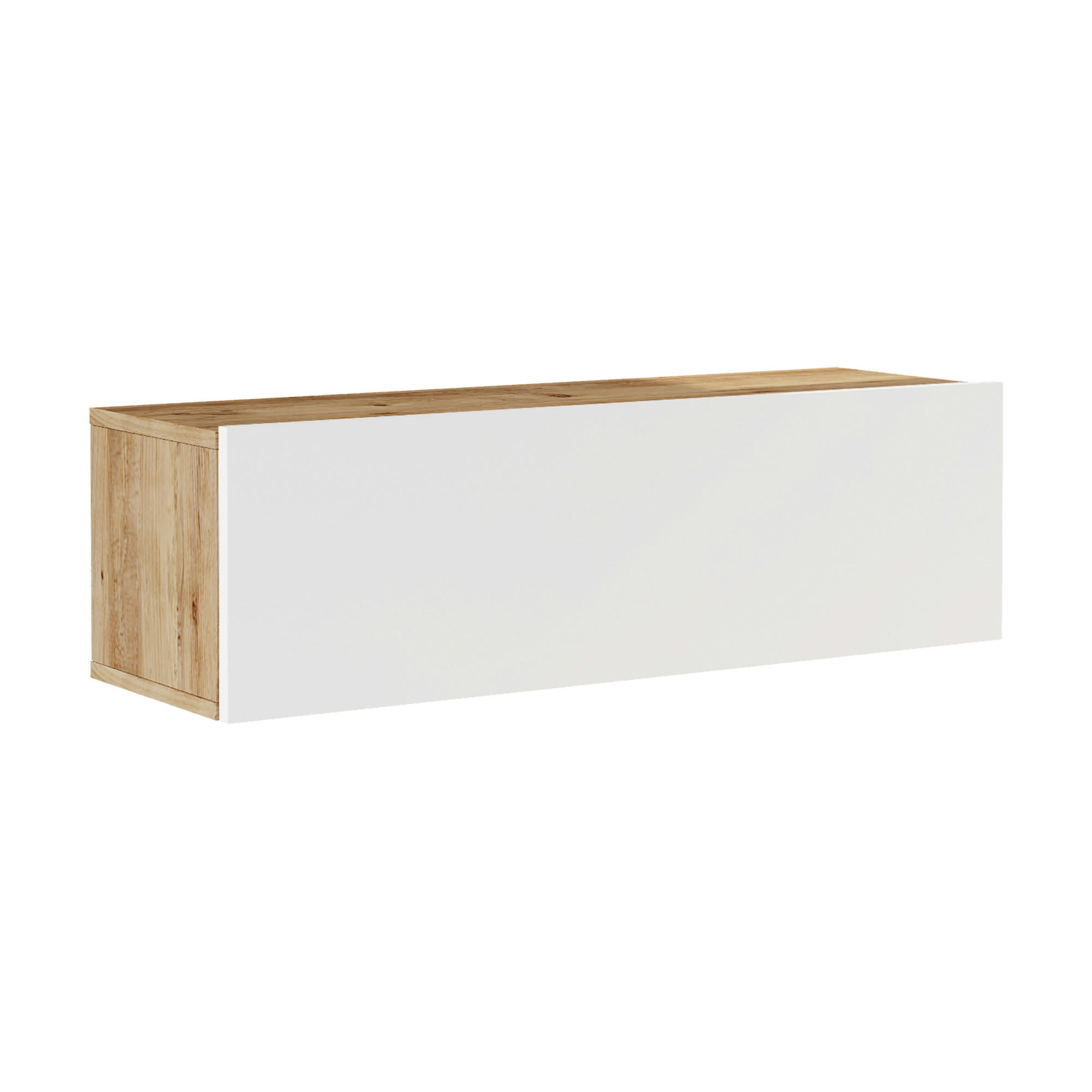 TV-ELEMENT Lapinlahti - Weiß, Holzwerkstoff (100/29.5/31.5cm) - [en.casa]