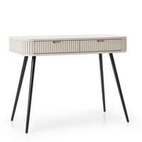 KONSOLENTISCH MORDEN TOA1 Abgerundeter Korpus Kaschmir Kaschmir - Kaschmir, Holzwerkstoff/Kunststoff (49/103/80cm) - Komodee