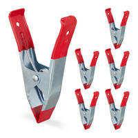 KLEMMZWINGEN - Multicolor, Kunststoff/Metall (3/9.5/14.5cm) - Relaxdays