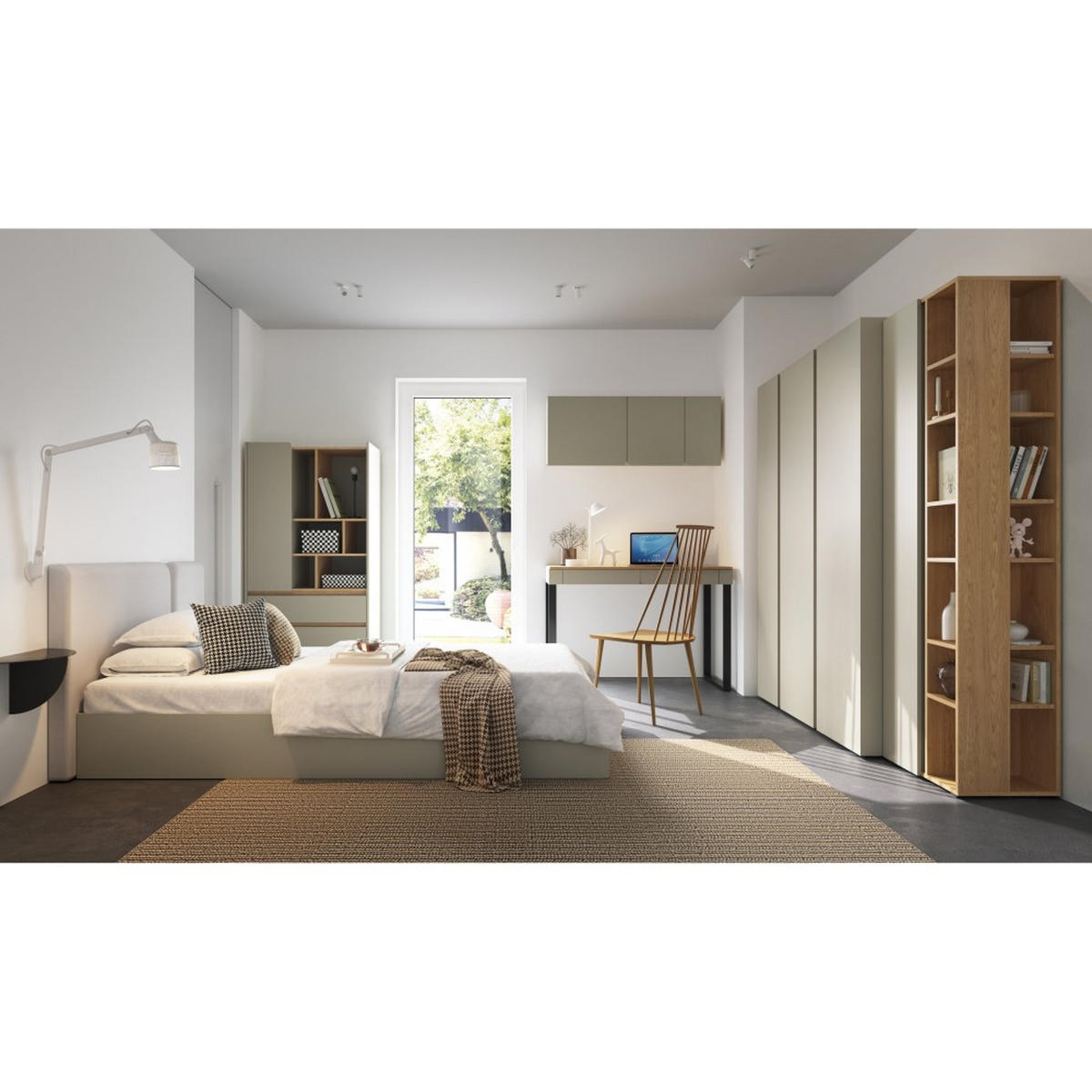 SCHREIBTISCH Lico für Jugendzimmer, mit 2 Schubalden, Eukalyptus - Eukalyptusholzfarben/Schwarz, Holzwerkstoff (63/140/74.5cm) - Beautysofa
