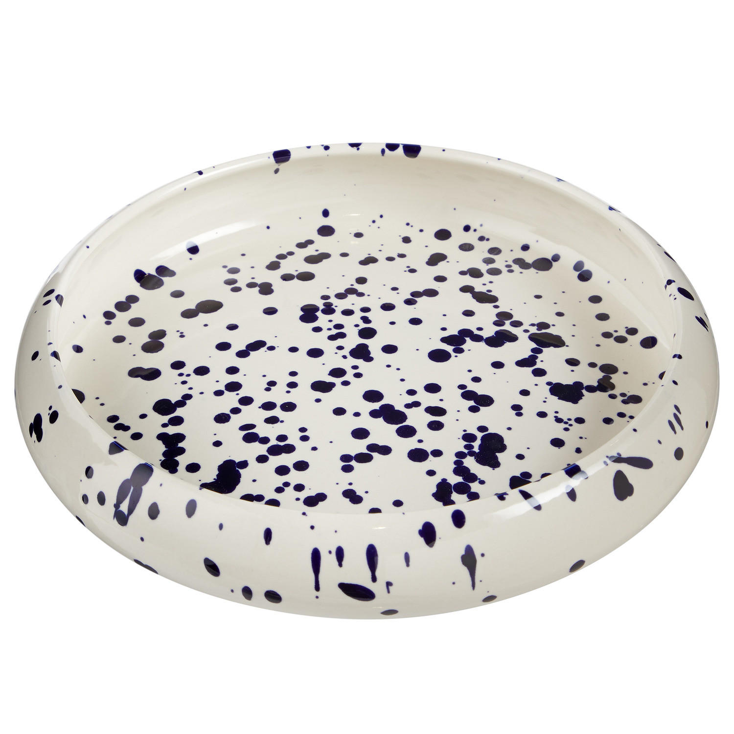 PASTATELLER Boogy Splash Ø23cm - Dunkelblau, Keramik (24/24/4.5cm) - Butlers