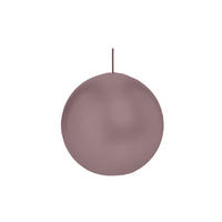 KUGELKERZEN Mauve Lila Ø 100 mm, 6 Stück - Mauve, Paraffin (10/10/10cm) - Wiedemann Kerzen