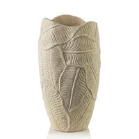 VASE Manon Beige 13/10/30cm Polyresin - Beige, Kunststoff (32cm) - Mondex