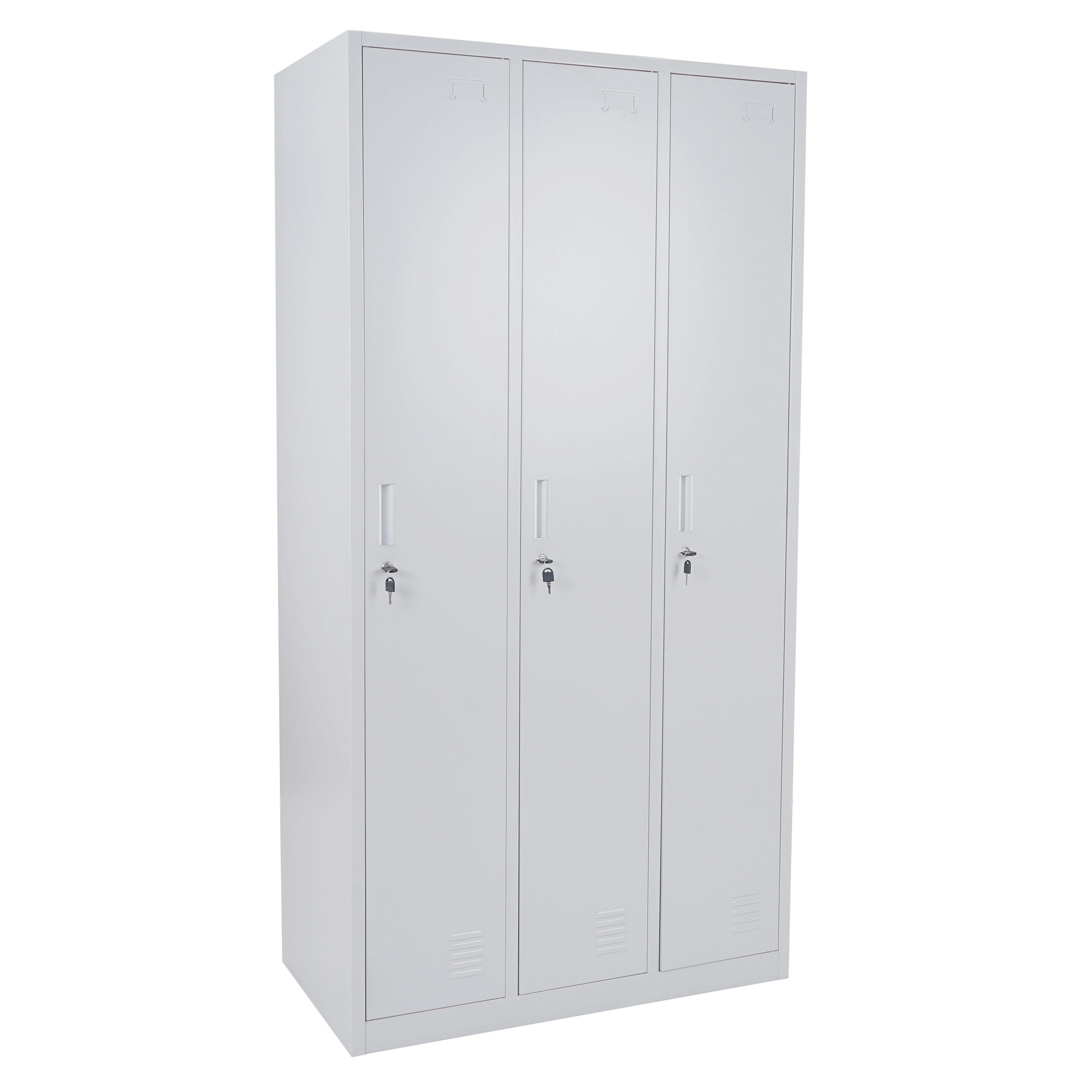 SCHLIESSFACH Grau - Grau, Metall (90/180/50cm) - MCW