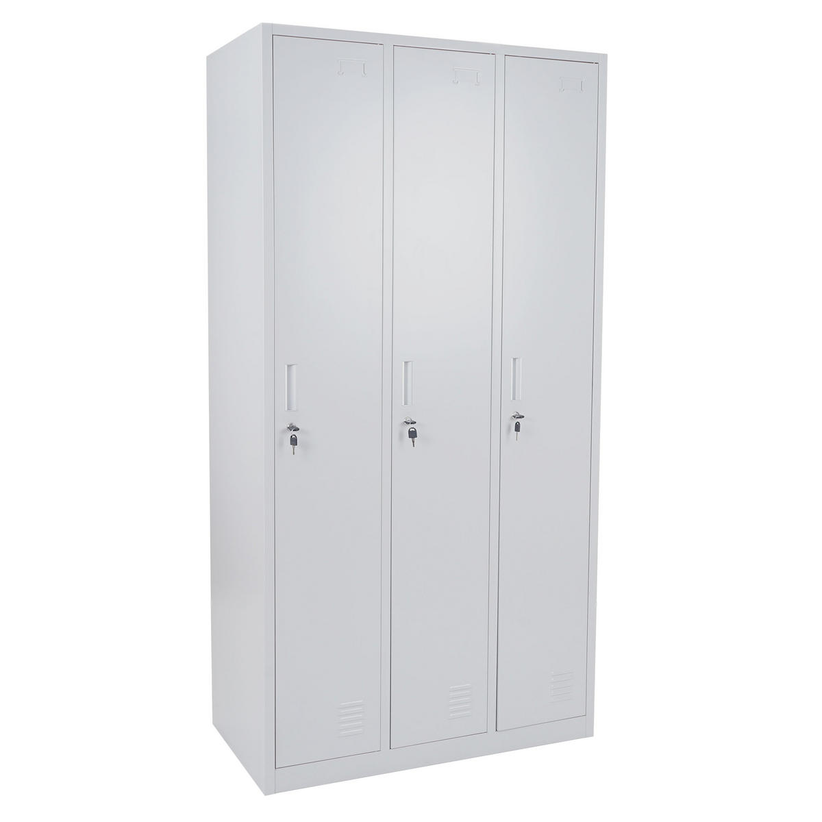 SCHLIESSFACH Grau - Grau, Metall (90/180/50cm) - MCW