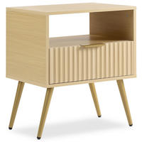 NACHTTISCH MERVAL Eiche - Eichefarben, Holzwerkstoff (50/60/40cm) - IDIMEX