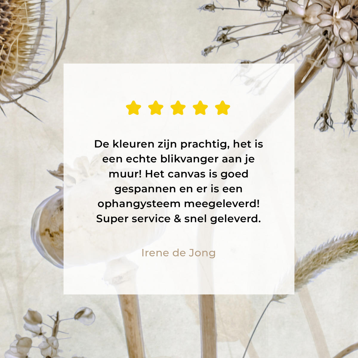 LEINWANDBILD Blumen - Aquarell - Stilleben - Braun - Vintage 90x90 cm - Beige, Textil (90/90cm) - MuchoWow