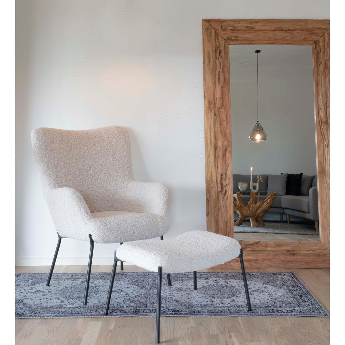 SESSEL weiß - Weiß, Holzwerkstoff (70/98/79cm) - ebuy24