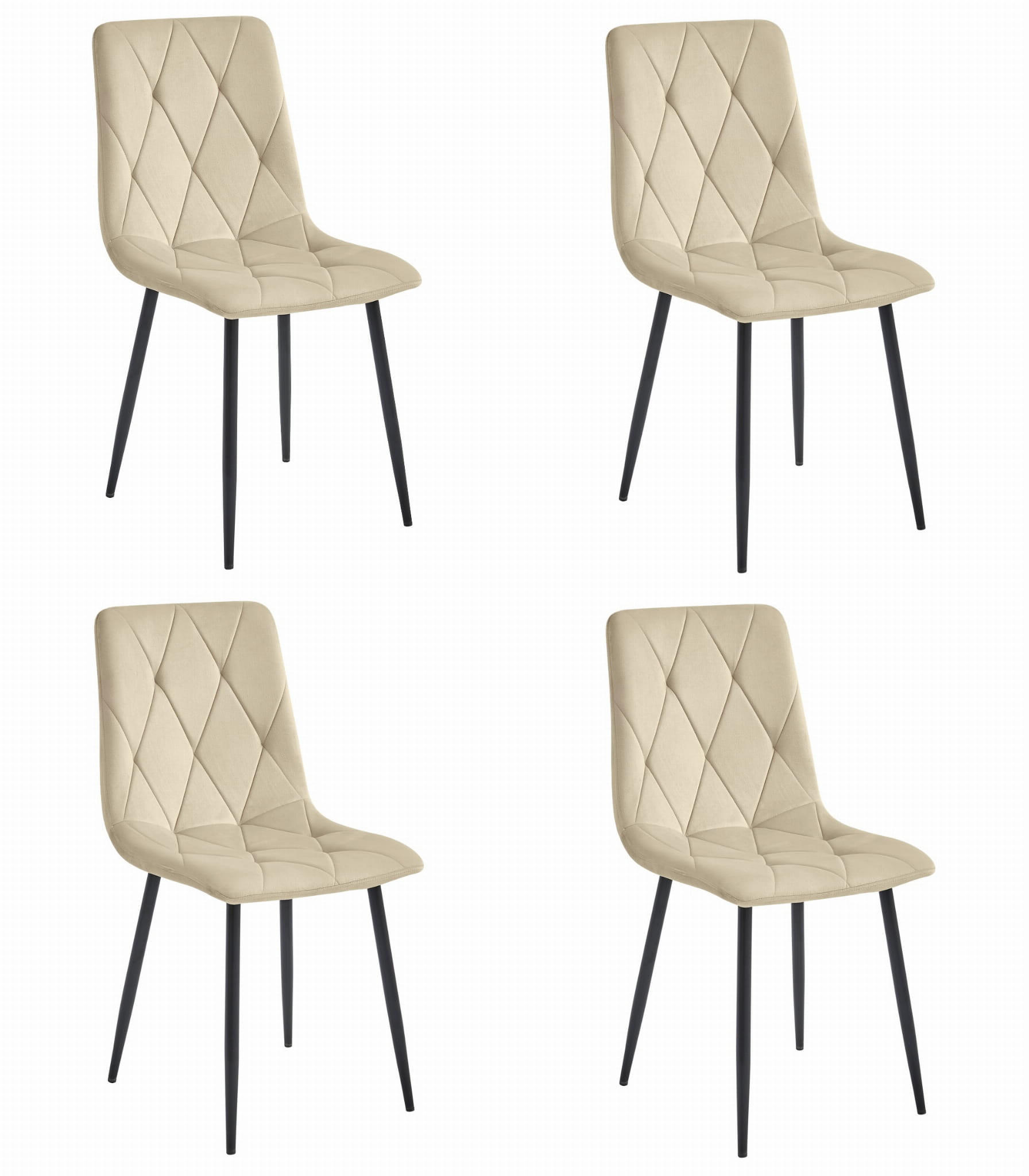Valora Esszimmerstuhl Hellbraun 44.5x87x54.5 cm