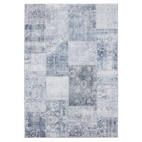 VINTAGE-TEPPICH George waschbar 200x300 cm - Blau, Kunststoff (200/300cm) - benuta