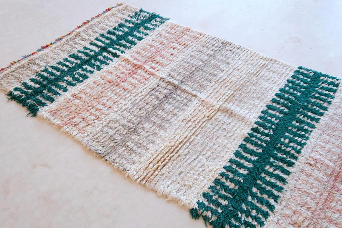 BERBERTEPPICH aus reiner Wolle 87x 176 cm - Multicolor, Naturmaterialien (87/176cm) - AFK Living