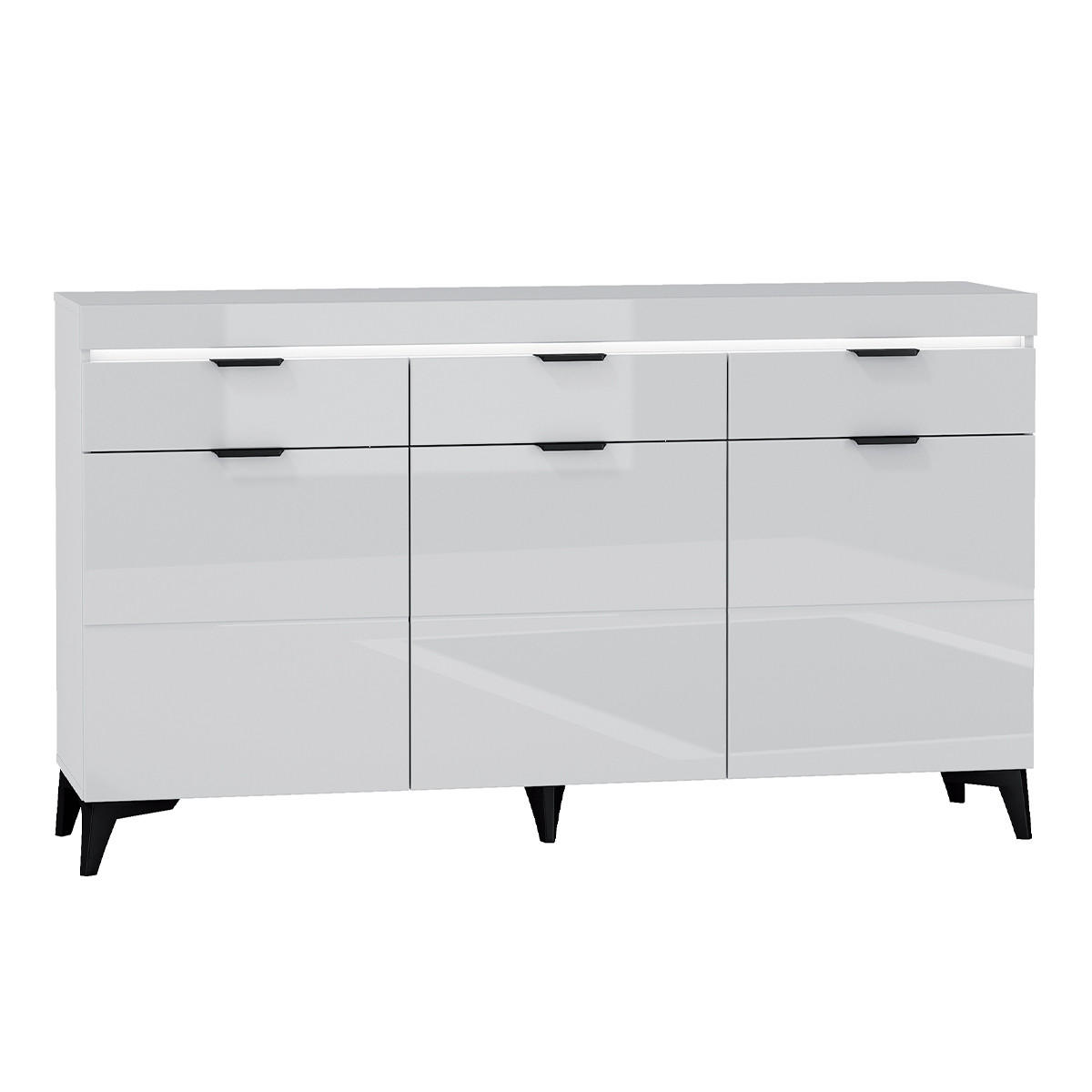 SIDEBOARD Ruben Weiß - Weiß, Holzwerkstoff (157/90/40cm) - Petits-meubles