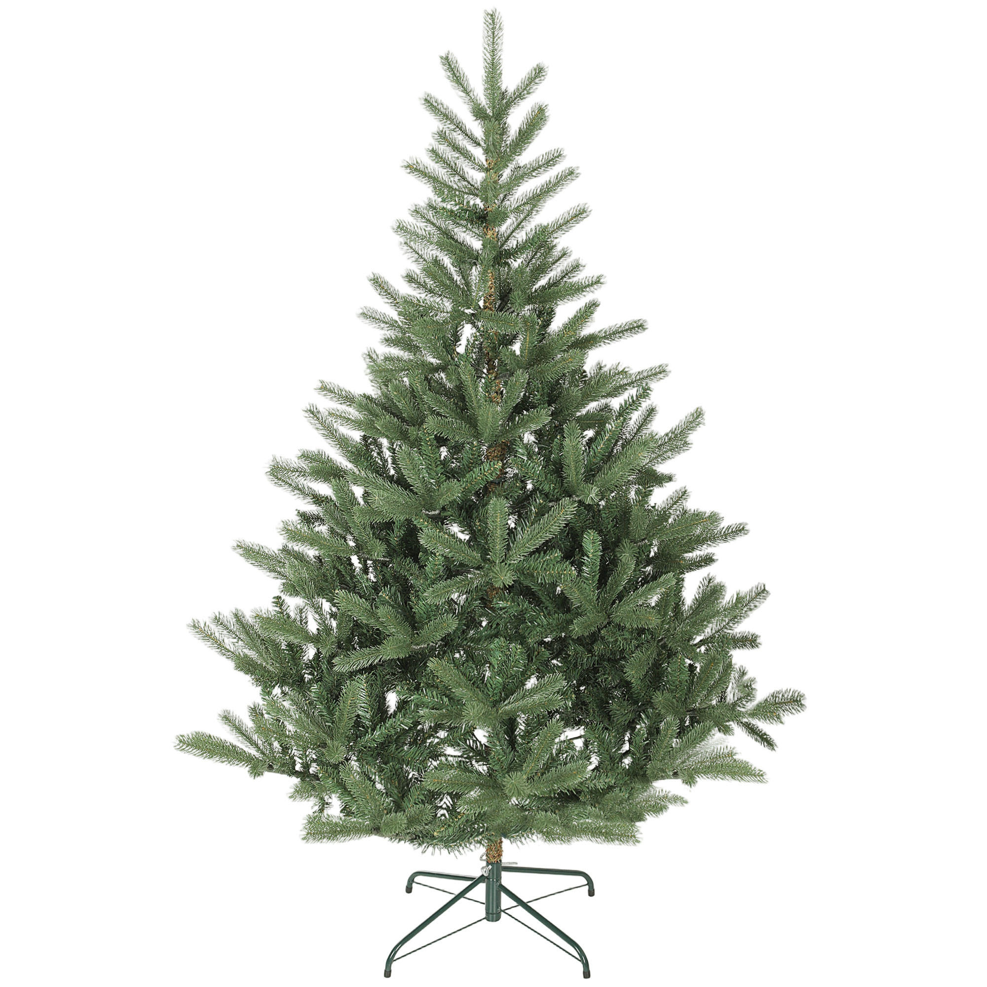 WEIHNACHTSBAUM künstlich 180cm Christbaum mit dichten Zweigen Metallständer - Grün, Kunststoff (180cm) - HOMCOM