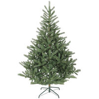 WEIHNACHTSBAUM künstlich 180cm Christbaum mit dichten Zweigen Metallständer - Grün, Kunststoff (180cm) - HOMCOM