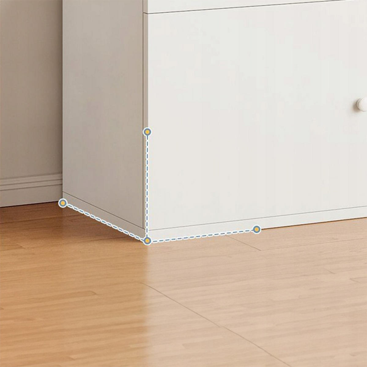 SCHUHSCHRANK, weiß 60x35x32 cm - Weiß, Holzwerkstoff (60/35/32cm)