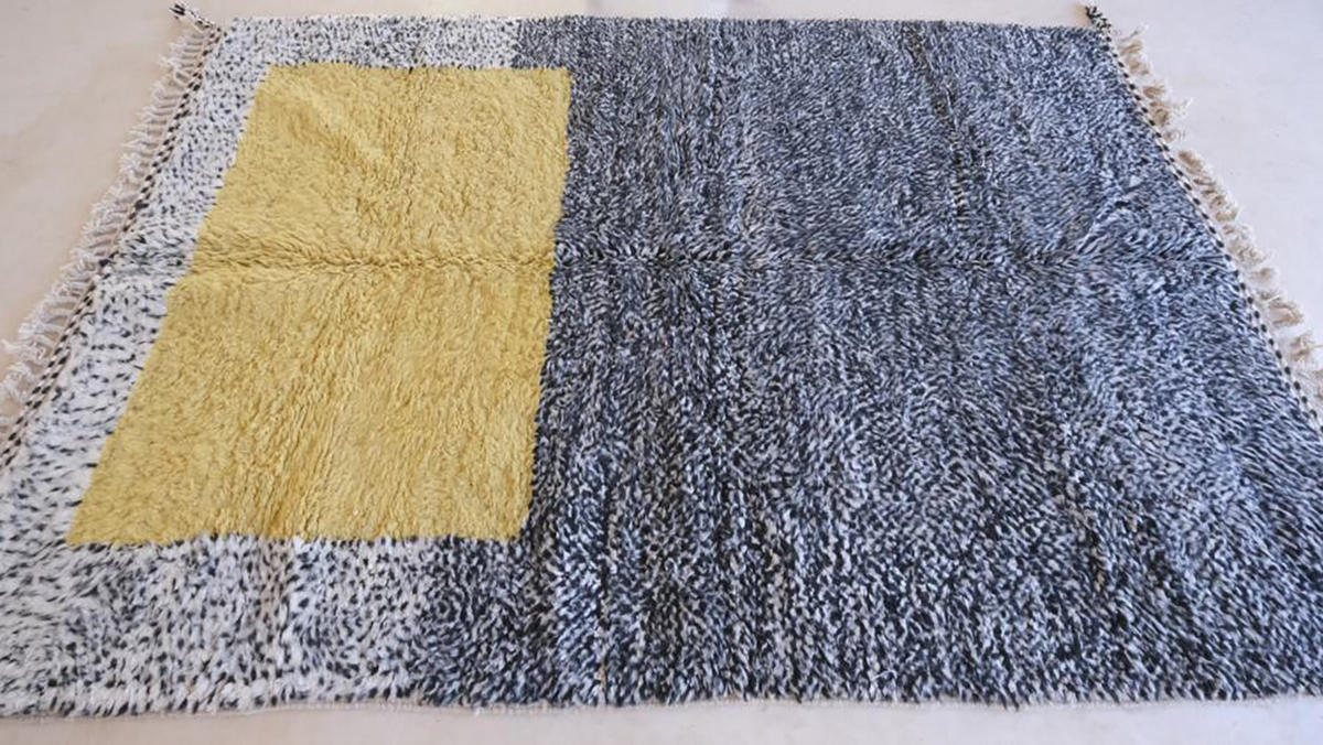 BERBERTEPPICH aus reiner Wolle 209x 300 cm - Grau, Naturmaterialien (209/300cm) - AFK Living