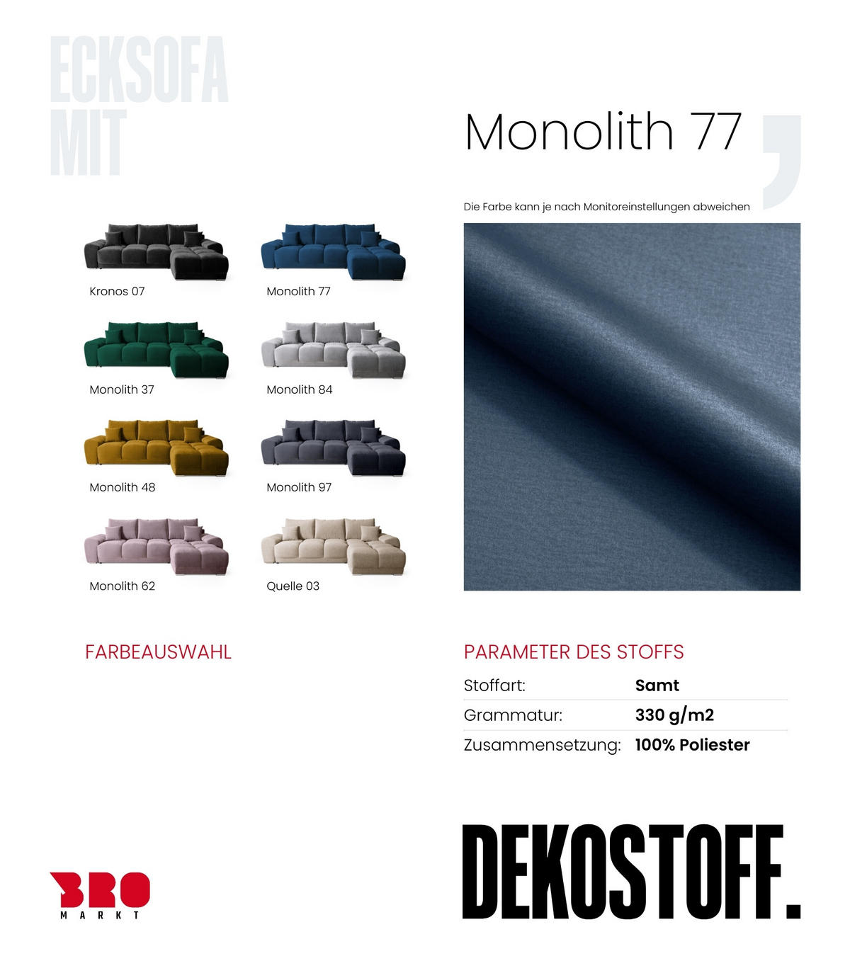 ECKSOFA Nubes mit Schlaffunktion Blau - Blau/Silberfarben, Kunststoff/Textil (290/180cm) - Bromarkt