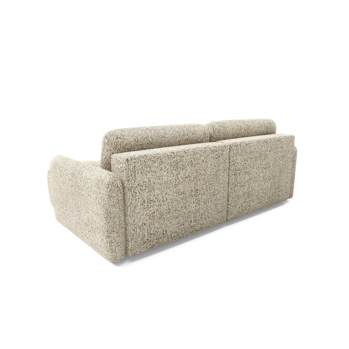 ECKSOFA Beige meliert - Beige, Holz (240/165cm) - Petits-meubles