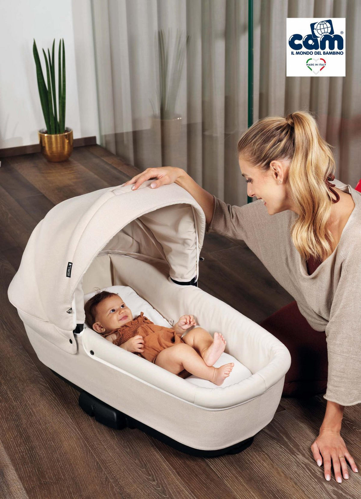 BABY-MATRATZE Anti-Plagiozephalie Comfy - Weiß, Kunststoff/Textil (360/820cm) - Cam il Mondo del Bambino S.p.A.
