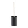 WC-GARNITUR - Anthrazit, Keramik/Kunststoff (9.5/36/9.5cm) - Relaxdays