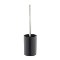 WC-GARNITUR - Anthrazit, Keramik/Kunststoff (9.5/36/9.5cm) - Relaxdays