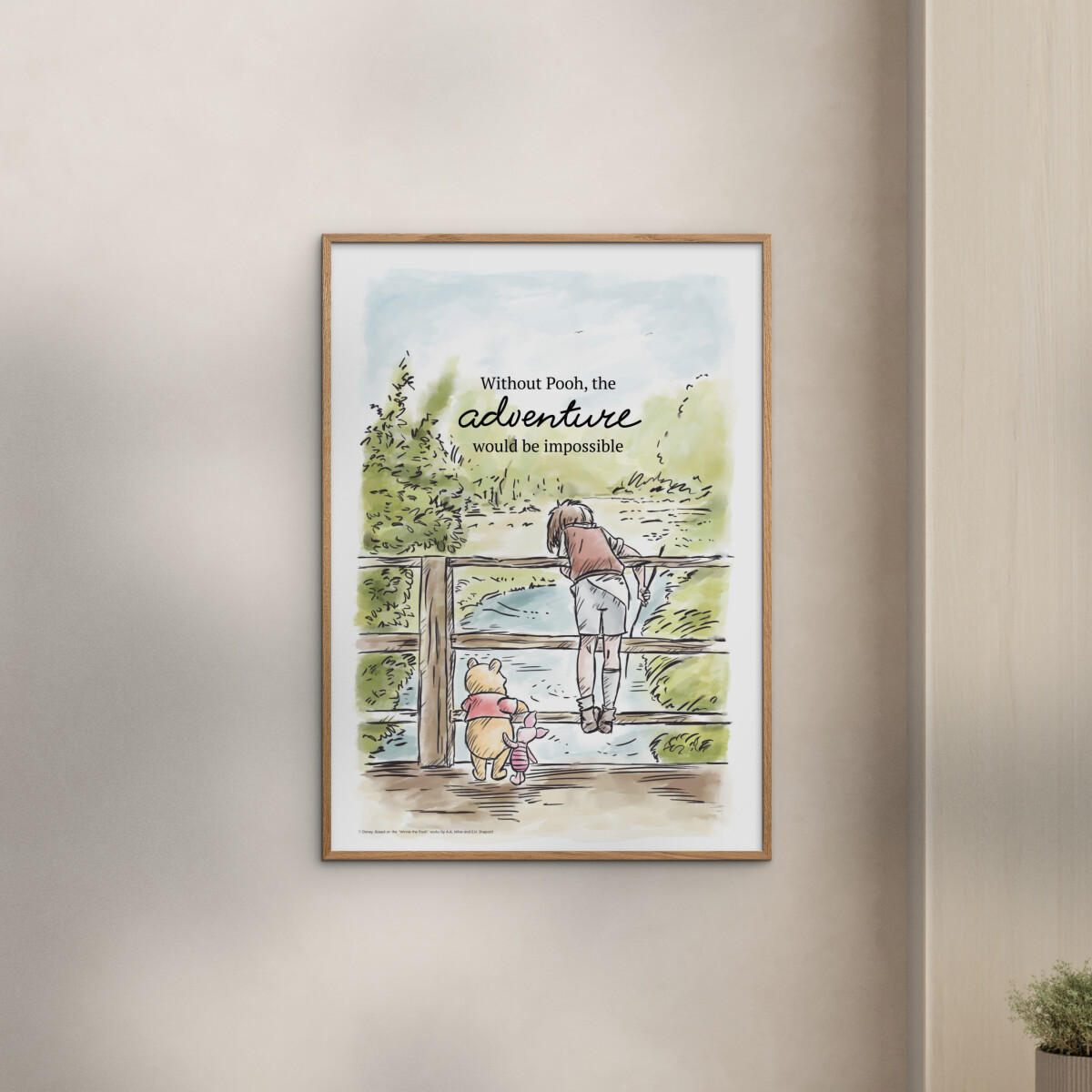 POSTER Disney - Winnie the Pooh Makes It Possible - Multicolor, Papier (30/40/0.1cm) - Poster&Frame