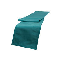 XL-TISCHBAND Samt&Sonders petrol 220/18 cm - Petrol, Textil (18/220cm) - beties Heimtextil