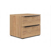 NACHTTISCH Luna Eiche Craft Gold – Moderne Nachtkommode & Nachtkonsole mit Schublade & Fach, Beistelltisch fürs Bett im Schlafzimmer - Goldfarben, Holzwerkstoff (40/38/34cm) - BM-Möbel