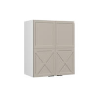 HÄNGESCHRANK Fame-Line GrauBeige 60 cm - Weiß/Grau, Holzwerkstoff (60/72/34.1cm) - Vicco