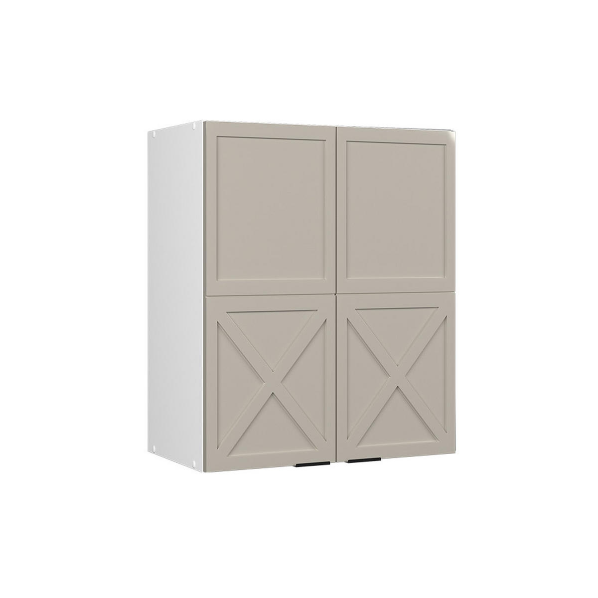 HÄNGESCHRANK Fame-Line GrauBeige 60 cm - Weiß/Grau, Holzwerkstoff (60/72/34.1cm) - Vicco