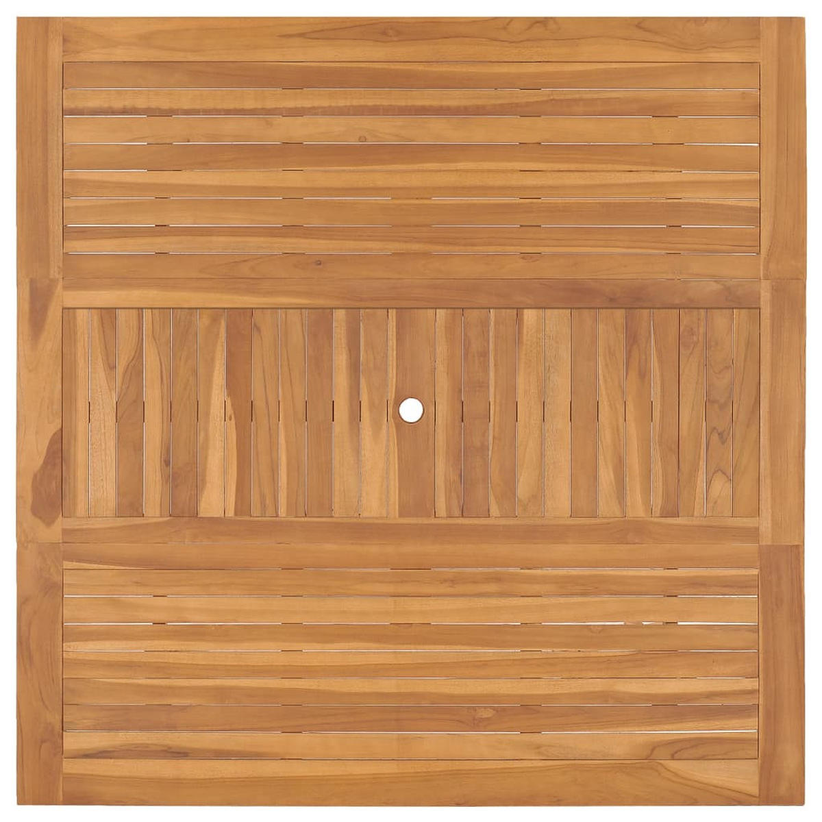 GARTENTISCH 150/150/76 Cm Massivholz Teak - Braun, Holz (150/150/76cm) - vidaXL