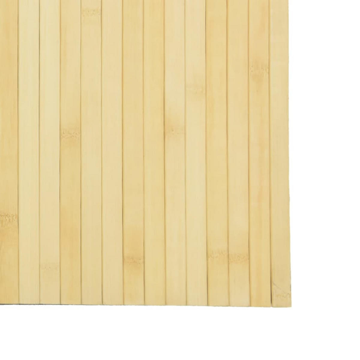 PARAVENT Hell Natur Breite 400 Cm Höhe 165 Cm Bambus - Beige, Holz (0.2/165/400cm) - vidaXL