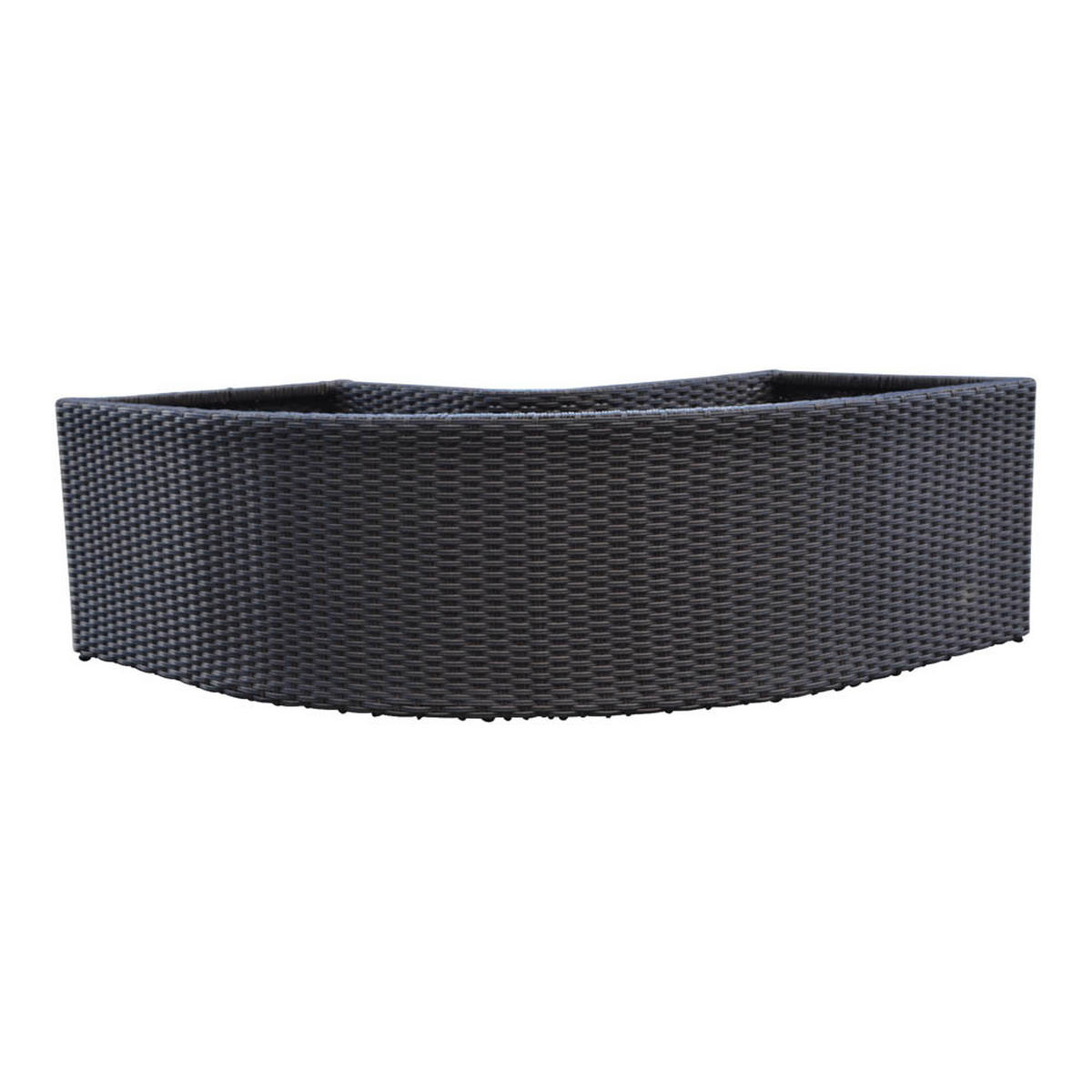 WHIRLPOOL RANDMÖBEL ECKIG Eckpflanzenkorb - Randmöblierung für eckige Whirlpools - Braun, Naturmaterialien (112/43/57cm) - Canadian Spa Company