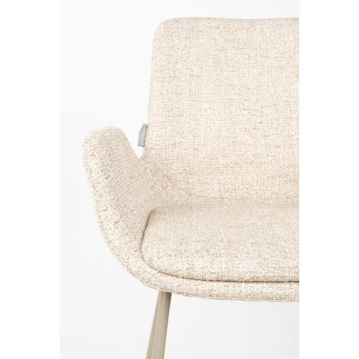 ESSZIMMERSTUHL Brit Beige - 2 er Set - Beige, Textil (59/79/62cm) - Zuiver