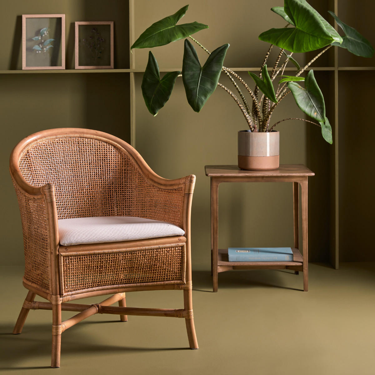 RATTANSTUHL Maurice - Eschefarben, Textil (62/79/71cm) - Signature