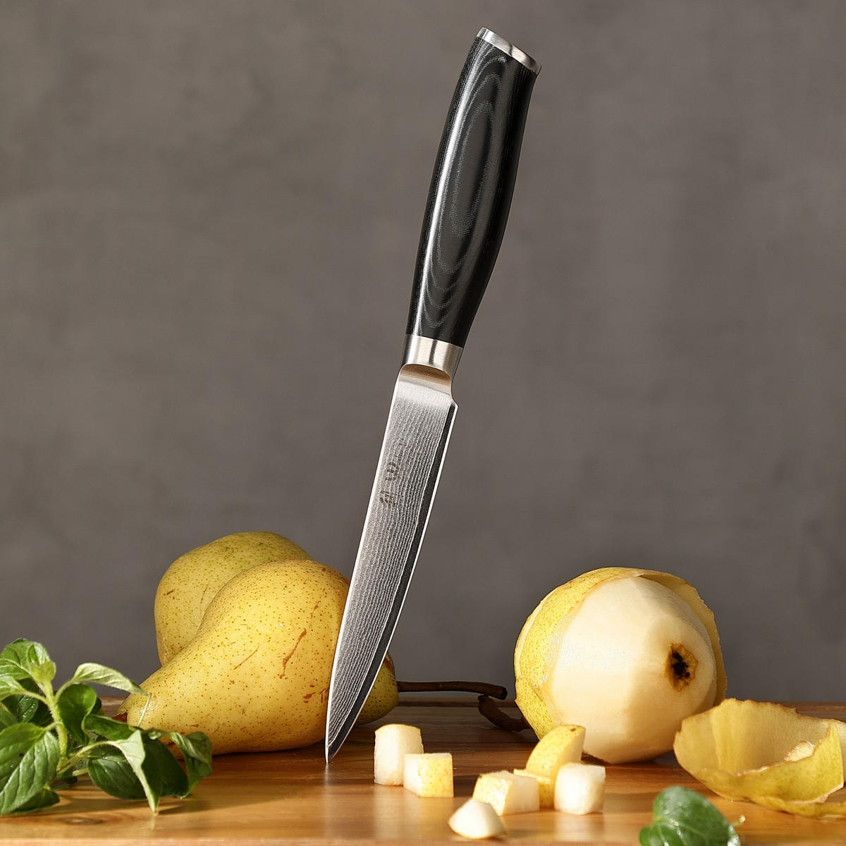 ALLZWECKMESSER 12 cm - Schwarz, Metall (24cm) - Wakoli