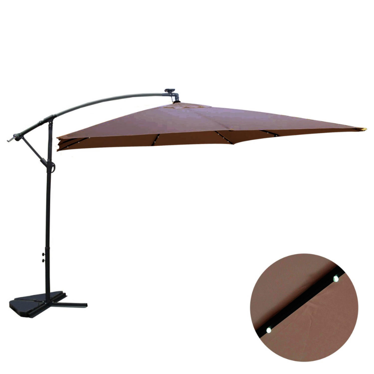 Concept Usine Sonnenschirm Braun 300x300 cm