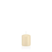 STUMPENKERZEN Bisquit Ø 48 x 60 mm, 24 Stück - Beige, Paraffin (5/6cm) - Wiedemann Kerzen