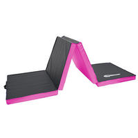 GYMNASTIKMATTE zum Wenden - 180/60/5 cm Faltbare Turnmatte - Pink, Kunststoff (60/180cm) - eyepower