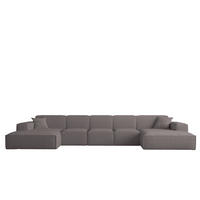 WOHNLANDSCHAFT Celes Premium Xl Bukla - Taupe, Holzwerkstoff/Textil (462/73/165cm) - Fun Möbel