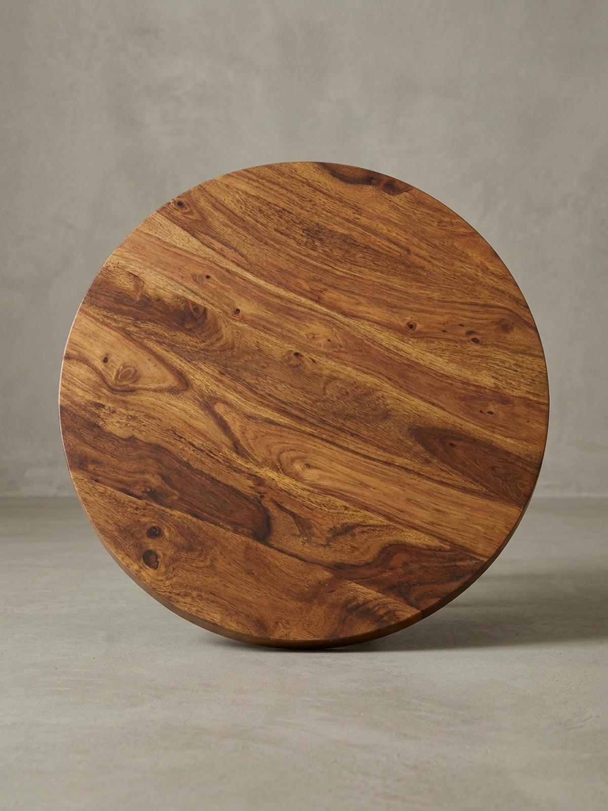 COUCHTISCH aus Sheesham Massivholz mit Metallgestell, Maße 60x60x35 cm - Schwarz/Braun, Holz/Metall (60/60/35cm) - KADIMA DESIGN