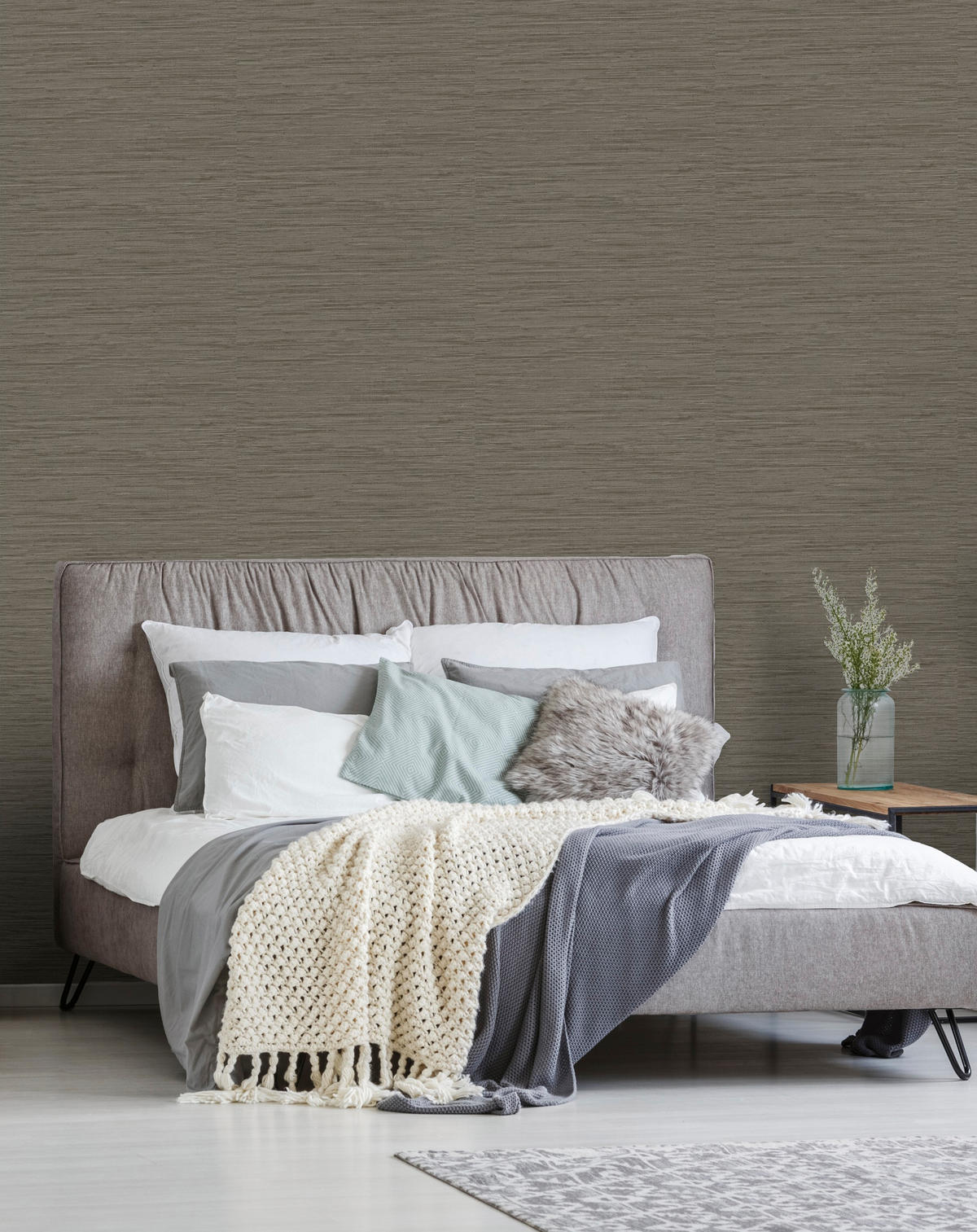 VLIESTAPETE Grastapete - Taupe, Papier/Kunststoff (53/1000cm) - Superfresco Easy