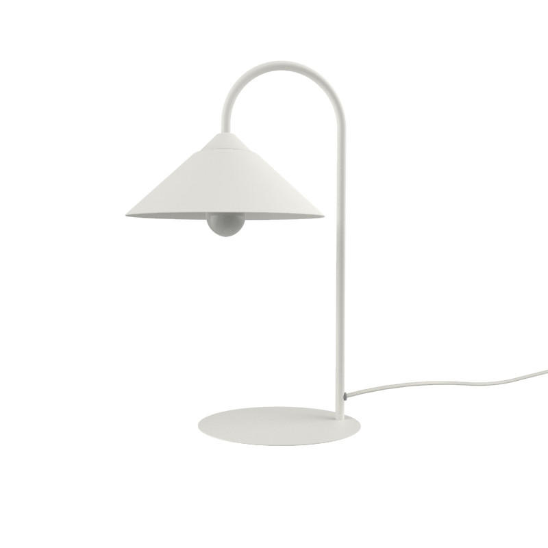 TISCHLEUCHTE Chapeau - Weiß, Metall (25/35/50cm) - Lumicom