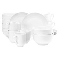 FRÜHSTÜCKS-SET Amina Weiß 18er Set - Weiß, Keramik (1/1/1cm) - Seltmann Weiden