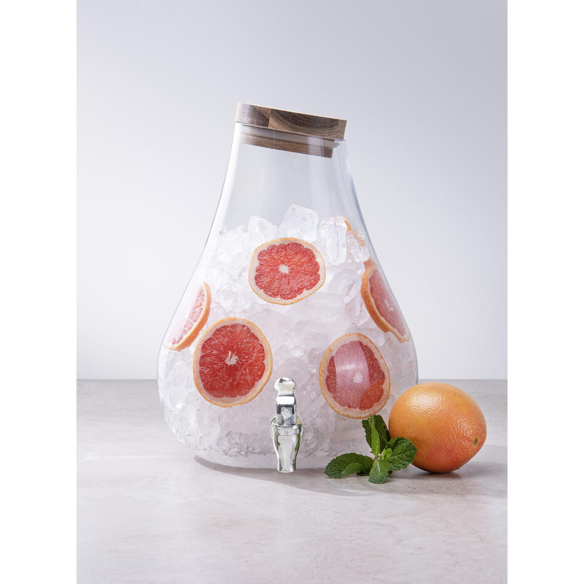 GETRÄNKESPENDER Gather - Klar, Glas (10L) - Ladelle