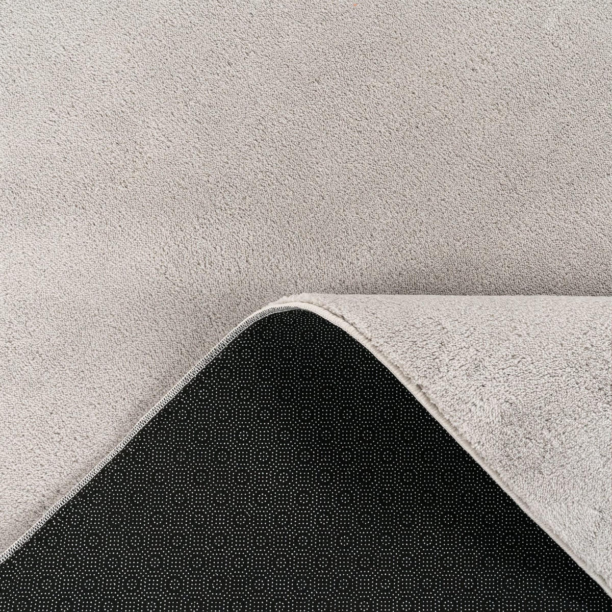 KURZFLORTEPPICH 80/80 cm Cadiz 630 - Silberfarben, Kunststoff (80/80cm) - Paco Home